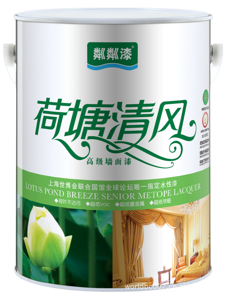 粼粼漆荷塘清风7kg效果