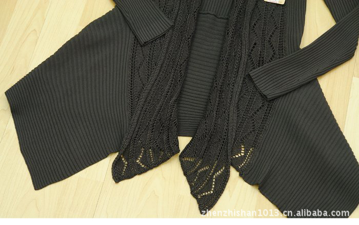 2011夏装新款 韩版冰丝<em>大码长开衫</em>镂空空调针