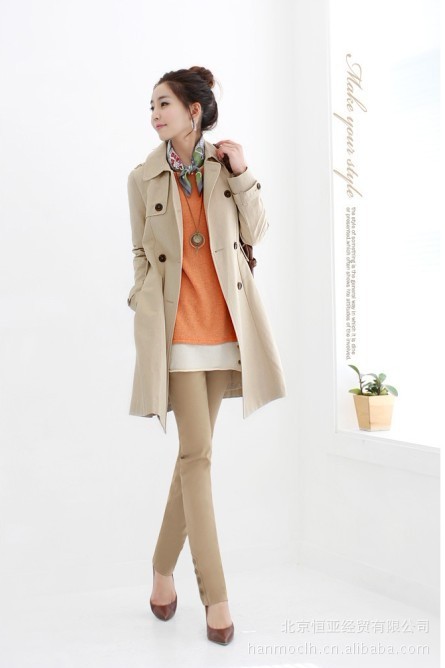girlsgaga<em>秋装</em>新款大码时尚气质显瘦风<em>长</em>长款
