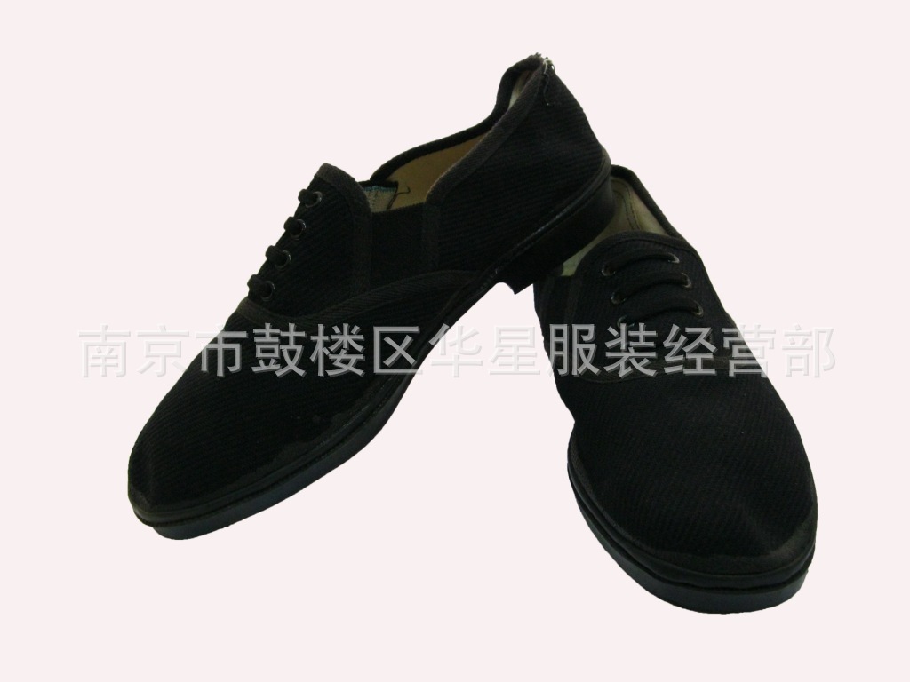 发供应黑色棉鞋手工防滑底布鞋防静电工作鞋 