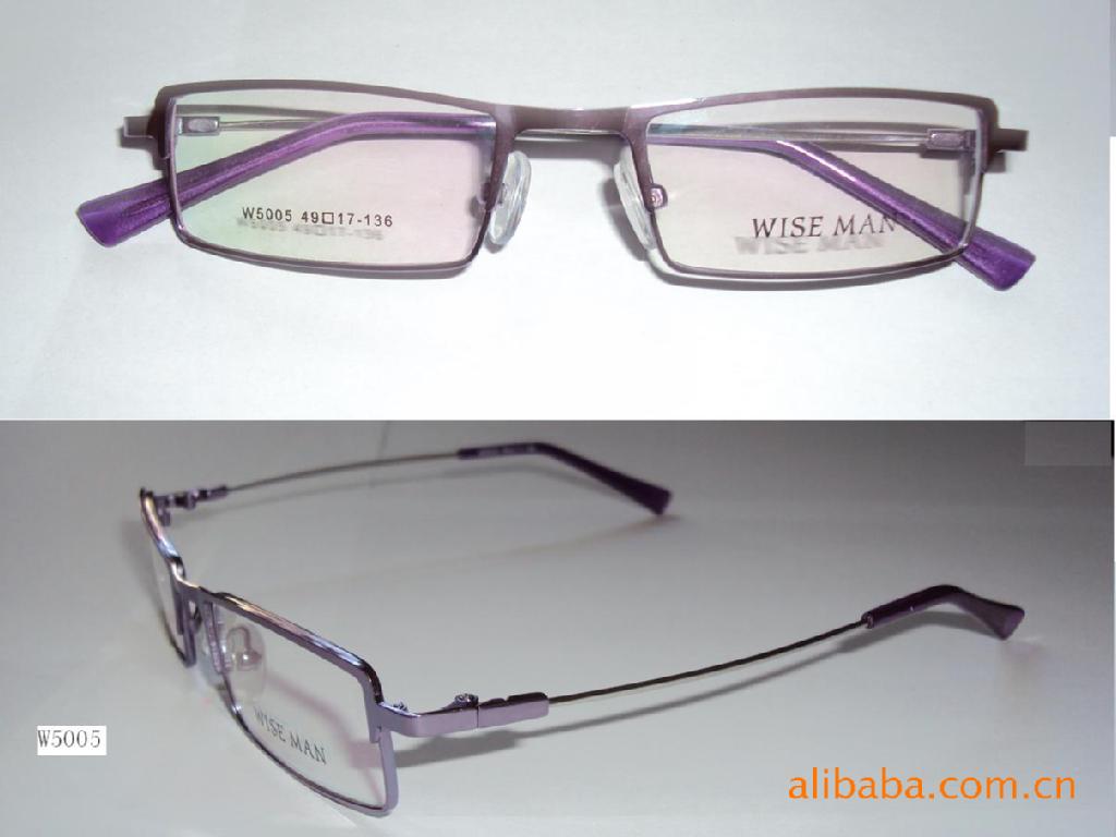 【金属记忆半框眼镜架】