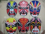 厂家供应脸谱冰箱贴,中国元素礼品,Ghinese Cpera Mask Magnet