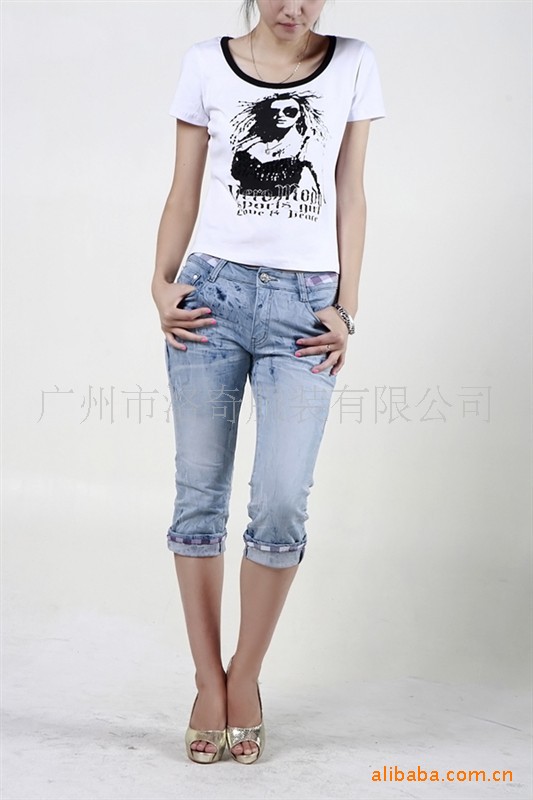 韩版<em>短裤</em> <em>七分牛仔</em>裤 春新 2013春装 <em>女式短裤</em>