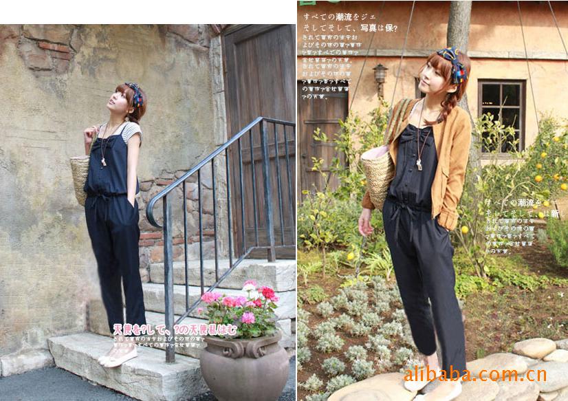 连体裤 欧美风格<em>女裤</em> 实体店供货 <em>网店代销</em>H8-