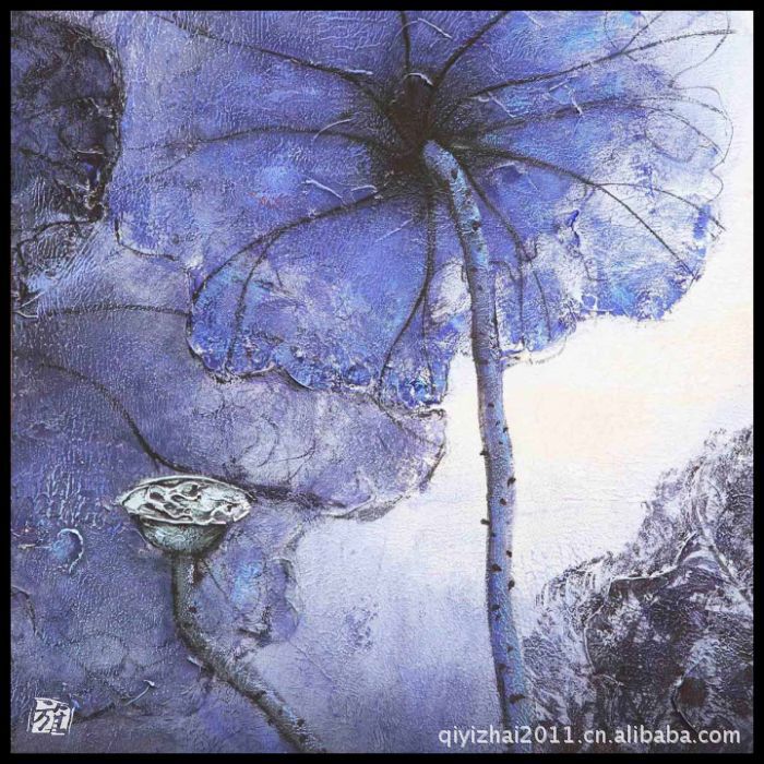 厂家直接供应【月销量万幅】现代花卉丙烯画图