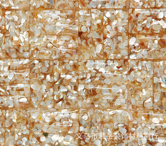 天然淡水贝壳马赛克-淡水贝壳网拼马赛克图片