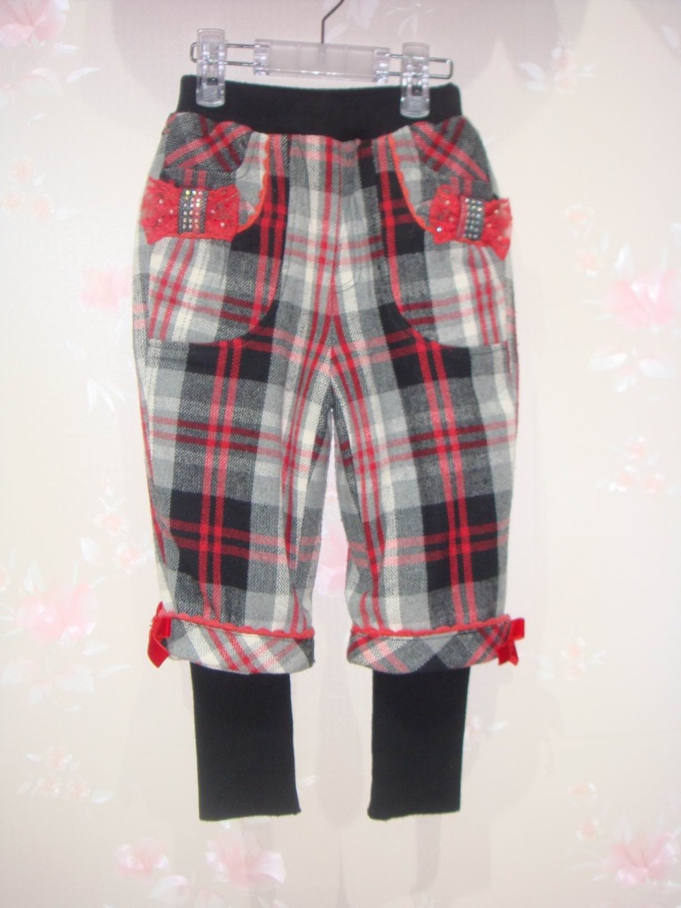 Y8009格子呢靴子裤,罗纹脚<em>马裤图片</em>,Y8009格