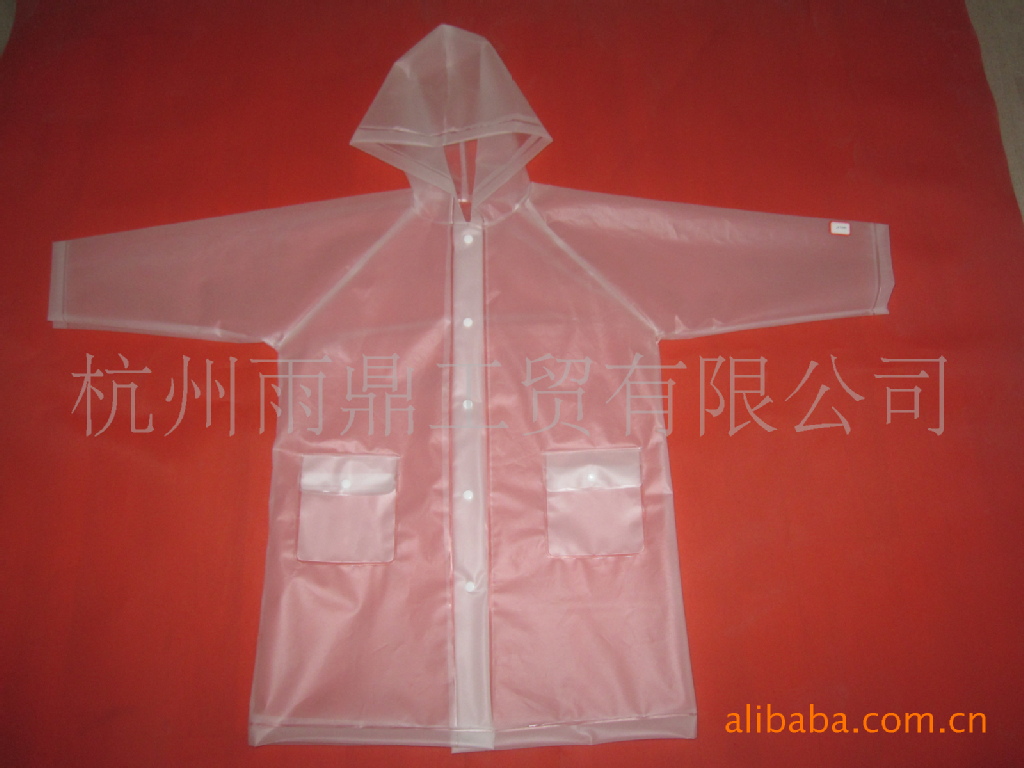 厂家直销 日本标准EVA满板花色儿童雨衣环保