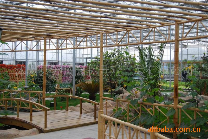 生态餐厅 园林景观_温室、大棚_农业 种植