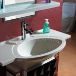 人造石台面、防水浴柜、道恩卫浴、天君石、人造石、U-006