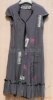 hc231 压折修身连衣裙 韩版个性女装 2011新款 厂家直销