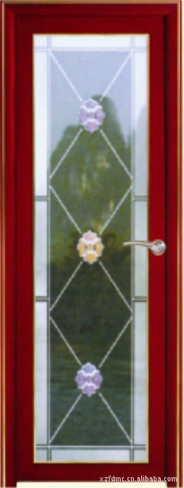 富达门业大量批发高档钛合金平开门图片,富达