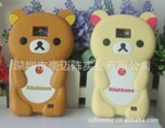 立体3D轻松熊iphone手机套 时尚新款 立体3D轻松熊苹果4G手机套