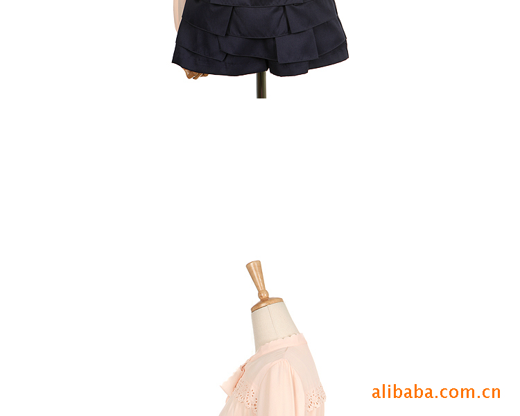 服装加工-中长裙半开领优雅毛呢骷髅头图案欧