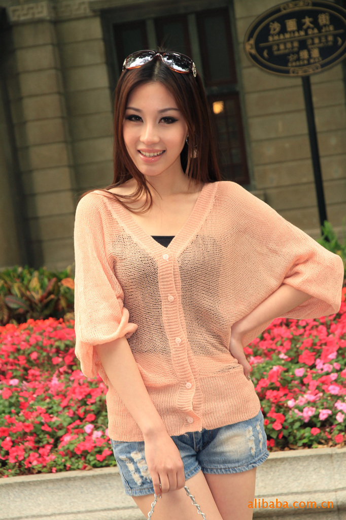 【夏秋装 蝙蝠<em>开衫</em> <em>半袖</em> 休闲百搭】价格,厂家,