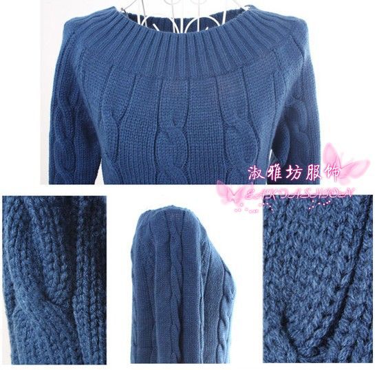 【个性<em>小麻花毛衣</em>针织<em>套头毛衣</em> 0007】价格,厂