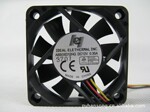 HE 6015 ABB06D12HG DC12V 0.30A3线 6CM 电源机箱风扇