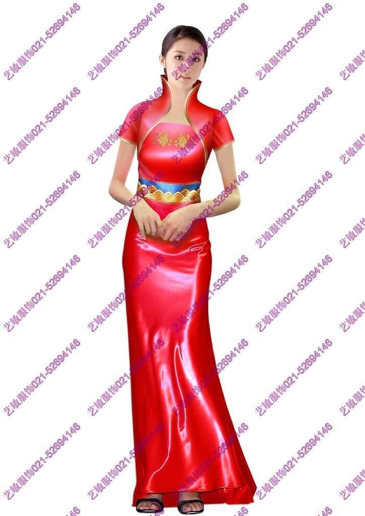 【定制上海女式旗袍 女式旗袍晚礼服 量身订做