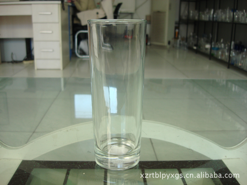 专业制造300ml蒙沙高白料玻璃水杯图片,专业制