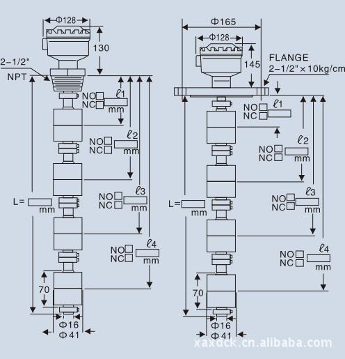 8 ■ 输出信号:3个开关量 ■接点容量:5a/ac220v ■ 测温元件:三线pt