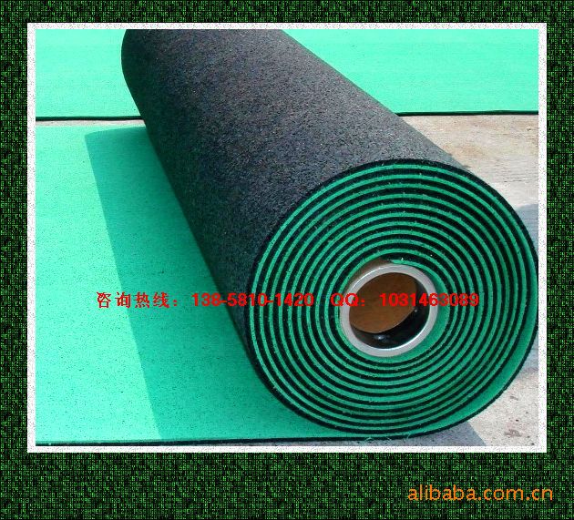 厂家热卖室内外弹性橡胶地板卷材 绿色环保认
