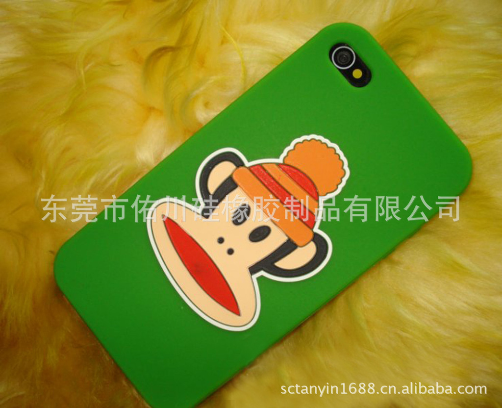 【供应4S\/5GIphone硅胶手机壳 苹果硅胶手机套