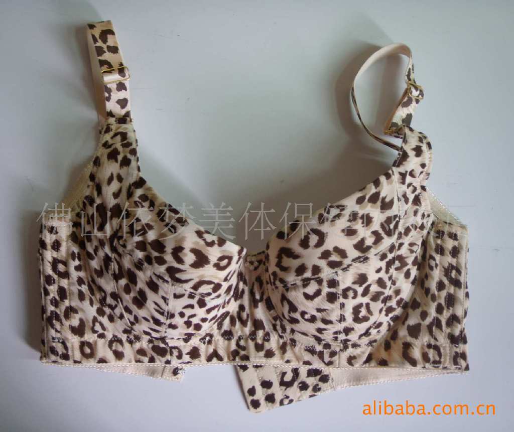 批发采购<em>文胸</em>-供应 <em>豹纹</em>记忆魔环钢圈 撞棉薄杯