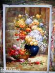高档手绘花卉油画 写实 印象 风景油画 抽象油画 专业出口厂家