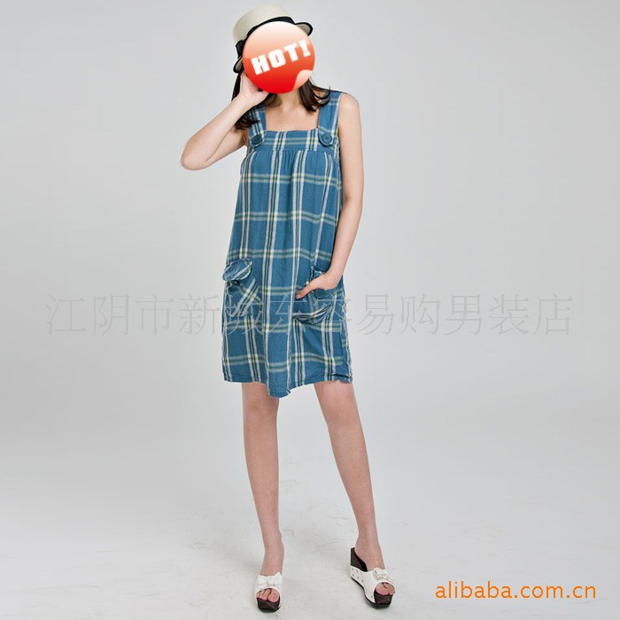 外贸原单 <em>ONLY</em>格子<em>女裙</em>/黑格 15.00元/条 - 阿里