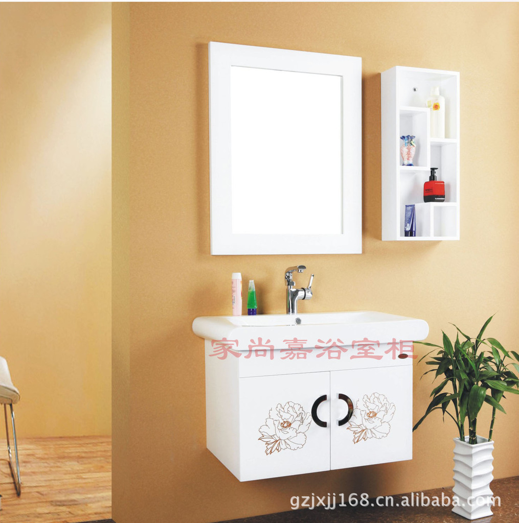 牡丹花浴柜pvc浴柜橡木浴柜图片,牡丹花浴柜p