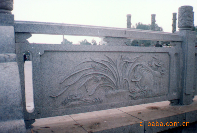 生产定做优质雕刻青石栏杆,做工美观大方的青