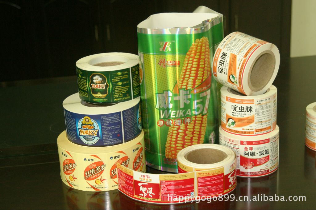 【郑州专业生产不干胶标签,镭射纸,特种纸,铜板