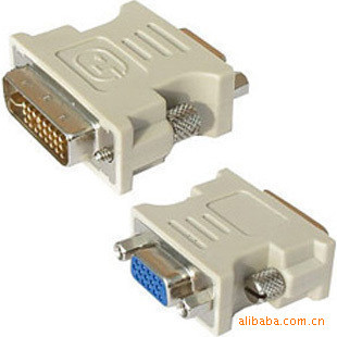 电脑连接线-小额批发 电脑显卡转换接头 dvi公