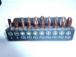 供应10PCS -H1/4*25mm十字 米字 一字组套批咀系列(表面古铜)
