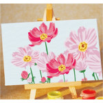 达凡奇数字油画厂家 数字油画批发代理加盟diy10*15 花之恋