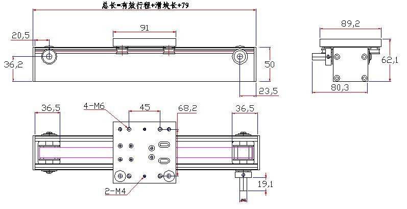 供应模组,线性模组,vav模组,同步带模组,滑台,单轴机械手,图片_2