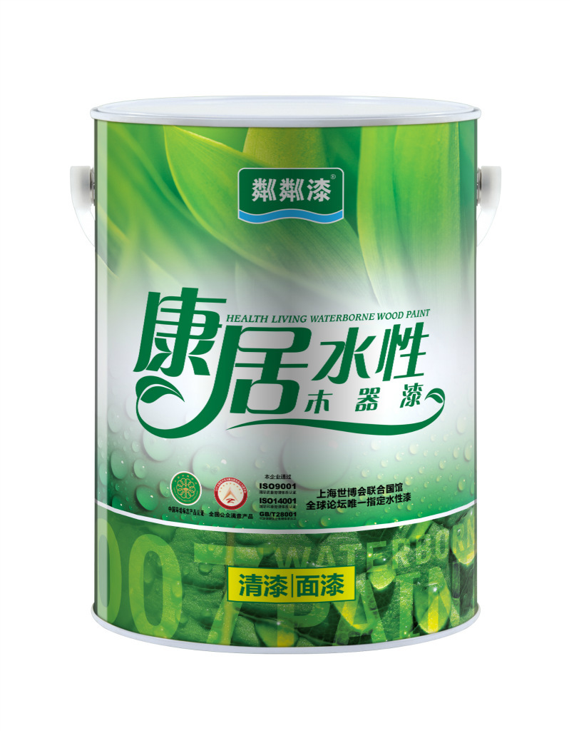 粼粼漆康居清漆面漆效果