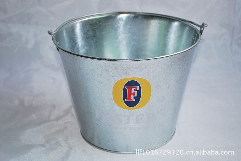 优质镀锌铁/马口铁冰桶,金属白铁皮桶
