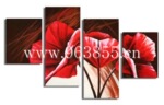 专业组合油画 花卉油画 手绘油画 欧式油画 酒店油画F0884