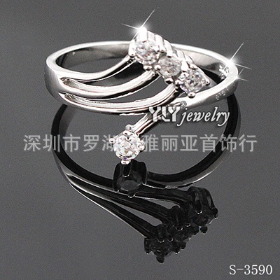 式外贸首饰s-3640 925纯银镶锆石生肖<em>动物马</em>造