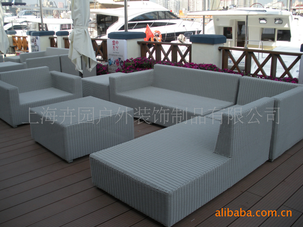 【上海户外编藤家具厂】户外编藤家具室外休沙发a家具图片