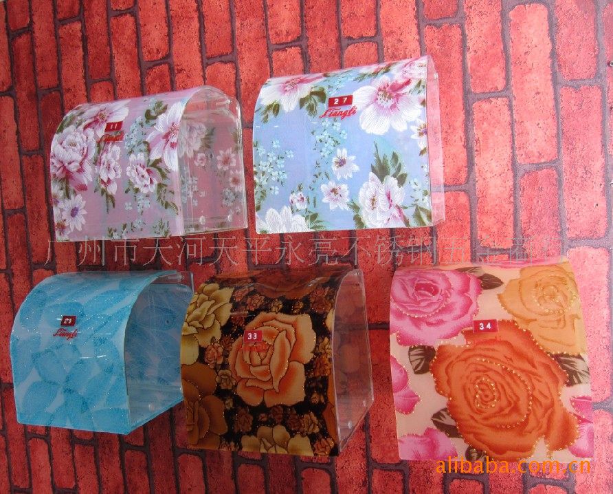 亚克力布纹滚筒手纸盒 _ 亚克力布纹滚筒手纸