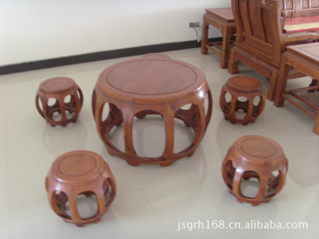 红木家具小茶台7件套图片,红木家具小茶台7件
