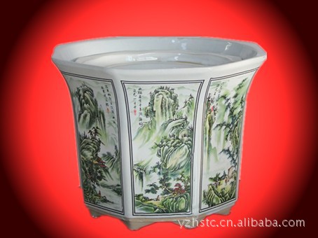 【河南省禹州市恒升陶瓷高中档花盆】