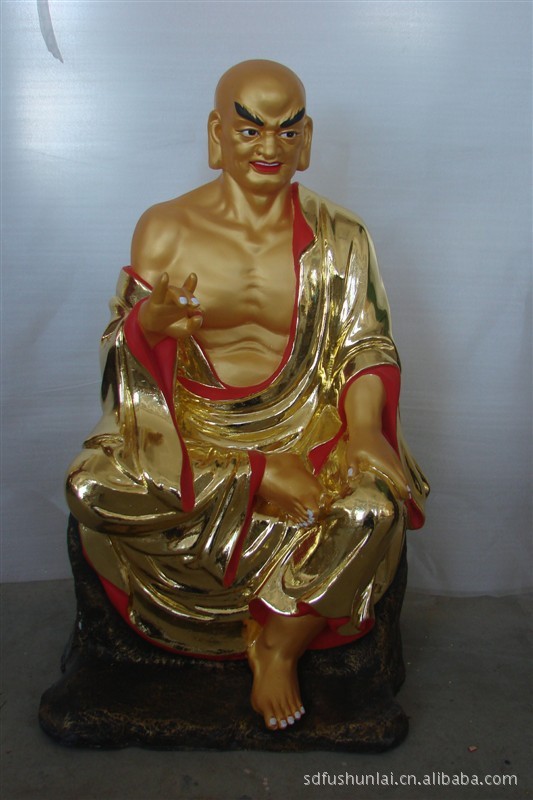 厂家供应 法相庄严 88cm 坐像 寺庙佛像 十八罗汉 承接寺庙工程