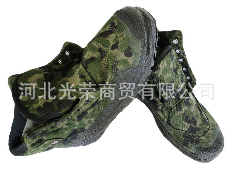 3518精品99作训棉鞋高耐磨作训鞋高帮99迷彩棉胶鞋保暖工作胶鞋图片_3