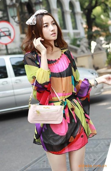 【K9056-1日韩 时尚 大码女装 2011新款夏季 