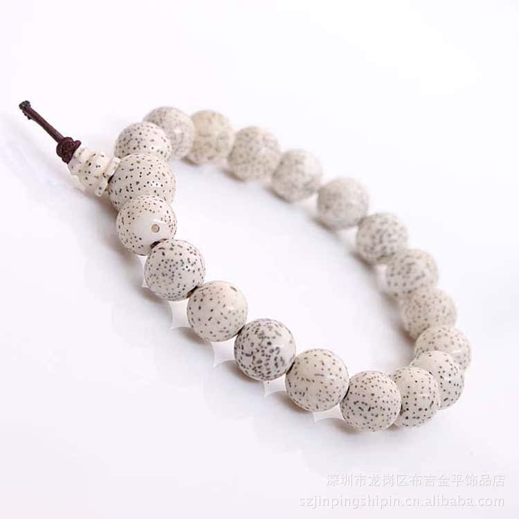 天然白菩提子<em>佛珠</em>手链 8MM<em>女款</em>_广东_手链 -