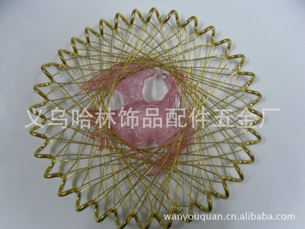 铁丝球 杨梅球 波浪球 直线球 手工绕线球 铁丝桃心 手工饰品配件