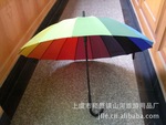 厂家热门推荐中高档直杆广告彩虹伞